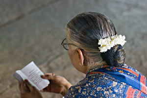 Hindu Woman in Prayer