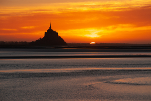 Sonnenuntergang Mont St. Michel